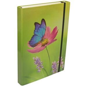 Donau Box na spisy - A4, 4 cm, motýl