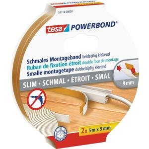 Montážní oboustranná páska tesa® Powerbond® - SLIM, 2 x 9 mm x 5 m
