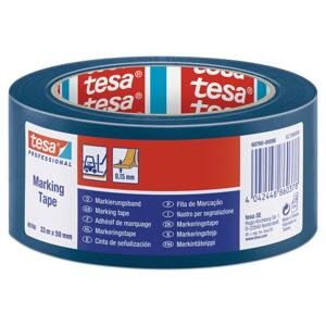 Značkovací páska Tesa - samolepicí, 50 mm x 33 m, modrá