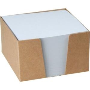 Poznámkový bloček v kartonové krabičce - 9,5 x 9,5 x 5 cm, mix barev