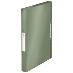 Box na dokumenty s gumičkou LEITZ STYLE - A4, zelenkavý
