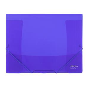 Karton P+P Desky na dokumenty s gumičkou ELECTRA - A4, tmavě modré, 5 ks
