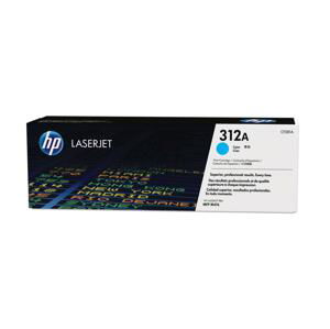 Toner HP CF381A/312A - azurový - originální