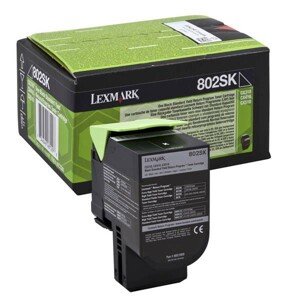 Toner Lexmark 80C2SK0 - černý - originální