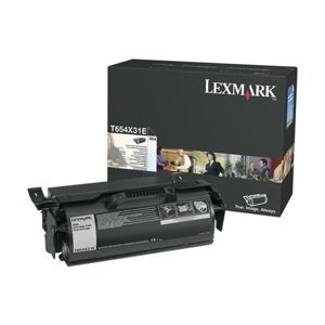 Toner Lexmark T654X31E - černý - originální