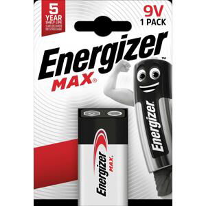 Alkalické baterie Energizer Max - 9 V, 1 ks