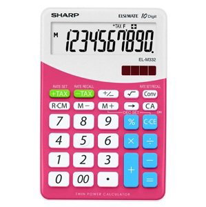 Stolní kalkulačka Sharp ELM 332 - růžová