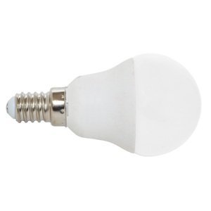 Ecolite LED žárovka mini globe E14, 7 W, 4100 K, 560 lm