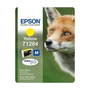 Kazeta inkoustová Epson T1284, žlutá - originální