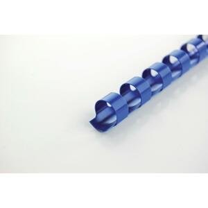 Hřbety plastové GBC 8 mm, modré, 100 ks