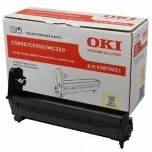 Obrazový válec pro toner OKI 43870021 - žlutý - originální