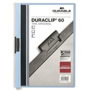 Durable Desky s klipem DURACLIP 60, A4 světle modré