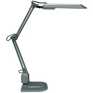 Polohovatelná lampa Ecolite ADEPT - stříbrná