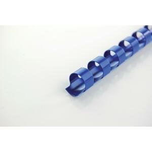 Hřbety plastové GBC 12 mm, modré, 100 ks