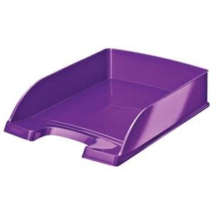 Zásuvka LEITZ WOW - A4, plastová, purpurová