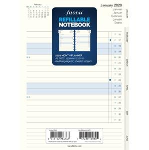 Plánovací kalendář do Filofax Notebook, měsíční