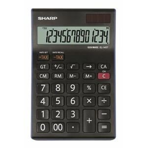Stolní kalkulačka Sharp EL-145T, černá