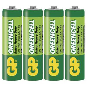 Baterie GP Greencell 1,5 V, R6, typ AA, 4 ks