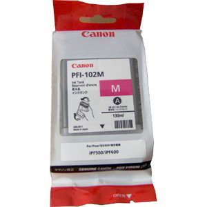 Kazeta inkoustová Canon PFI102M, purpurová - originální
