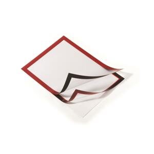Durable Rámečky Magaframe samolepicí A4 červené, 2 ks