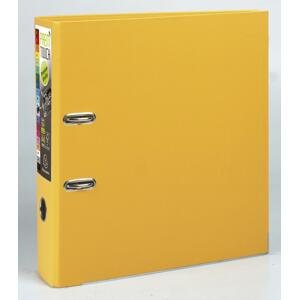 Pákový pořadač Exacompta - MAXI A4+, plastový, hřbet 8,0 cm, žlutý