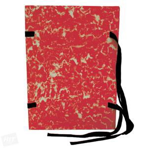 Spisové desky HIT Office - A4, s tkanicí, červené, 25 ks