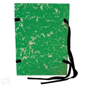 Spisové desky HIT Office - A4, s tkanicí, zelené, 25 ks