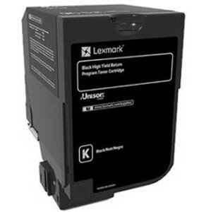 Toner Lexmark 74C2HK0, černá - originální