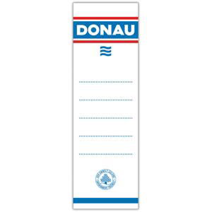 Zasouvací etikety pro pákové pořadače Donau, 7,5 cm, 20 ks