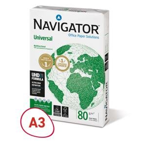Kancelářský papír Navigator Universal - A3, 80 g, 500 listů