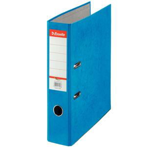 Pákový pořadač Esselte - A4, kartonový, hřbet 7,5 cm, modrý
