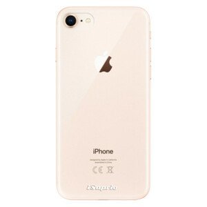 Odolné silikonové pouzdro iSaprio - 4Pure - mléčný bez potisku - iPhone 8