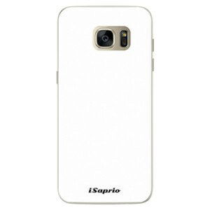 Silikonové pouzdro iSaprio - 4Pure - bílý - Samsung Galaxy S7
