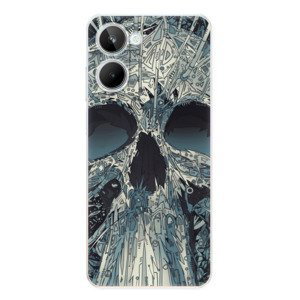 Odolné silikonové pouzdro iSaprio - Abstract Skull - Realme 10