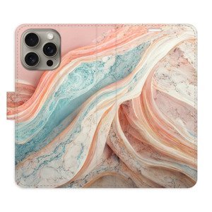 Flipové pouzdro iSaprio - Colour Marble - iPhone 15 Pro Max