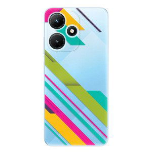 Odolné silikonové pouzdro iSaprio - Color Stripes 03 - Infinix Hot 30i