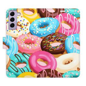 Flipové pouzdro iSaprio - Donuts Pattern 02 - Samsung Galaxy S22 5G