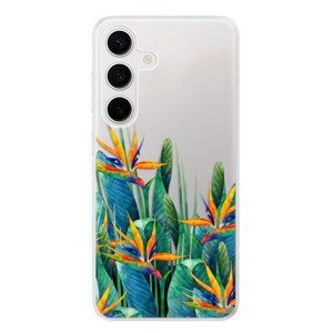 Odolné silikonové pouzdro iSaprio - Exotic Flowers - Samsung Galaxy S24