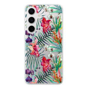 Odolné silikonové pouzdro iSaprio - Flower Pattern 03 - Samsung Galaxy S24