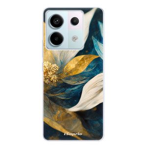 Odolné silikonové pouzdro iSaprio - Gold Petals - Xiaomi Redmi Note 13 Pro 5G / Poco X6 5G