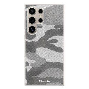 Odolné silikonové pouzdro iSaprio - Gray Camuflage 02 - Samsung Galaxy S24 Ultra