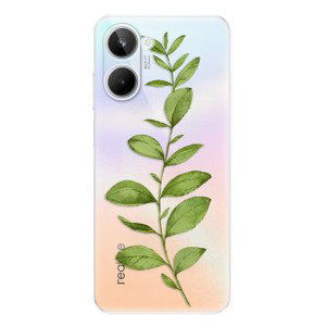 Odolné silikonové pouzdro iSaprio - Green Plant 01 - Realme 10