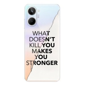 Odolné silikonové pouzdro iSaprio - Makes You Stronger - Realme 10