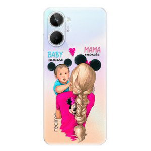 Odolné silikonové pouzdro iSaprio - Mama Mouse Blonde and Boy - Realme 10