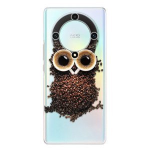 Odolné silikonové pouzdro iSaprio - Owl And Coffee - Honor Magic5 Lite 5G