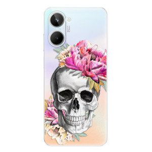 Odolné silikonové pouzdro iSaprio - Pretty Skull - Realme 10