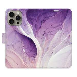 Flipové pouzdro iSaprio - Purple Paint - iPhone 15 Pro Max