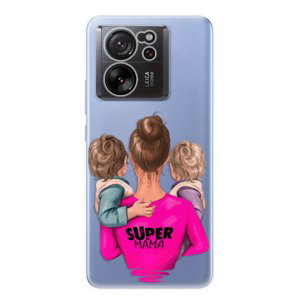 Odolné silikonové pouzdro iSaprio - Super Mama - Two Boys - Xiaomi 13T / 13T Pro