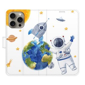 Flipové pouzdro iSaprio - Space 06 - iPhone 15 Pro Max