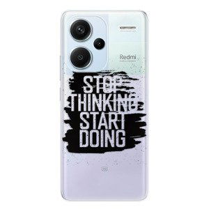 Odolné silikonové pouzdro iSaprio - Start Doing - black - Xiaomi Redmi Note 13 Pro+ 5G